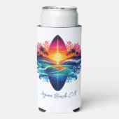 Sunset Surfboard krullen (Seltzer Achterkant)