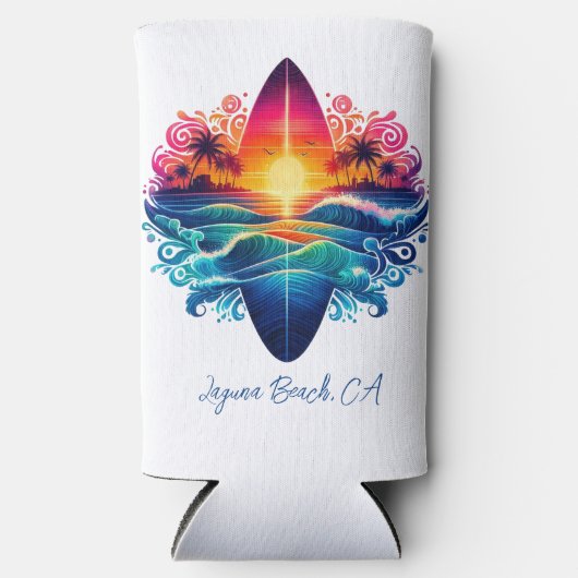 Sunset Surfboard krullen (Voorkant)