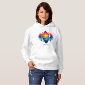 Sunset Surfboard krullen Hoodie (Voorkant volledig)