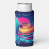 Sunset Surfboard Neon-verlichting (Seltzer Voorkant)