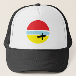 Sunset Surfer Trucker Hat Pet