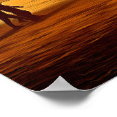 Sunset Surfing and Biking Cape Kiwanda Oregon Poster (Hoek)