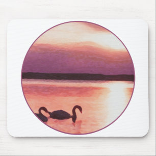 Sunset Swans Muismat