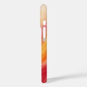 Sunset Swirl iPhone Case – Yellow, Red & Orange  (Achterkant / Links)