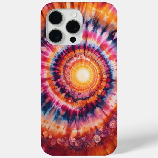 Sunset Swirl, Stropdas-Dye Case-Mate iPhone Case (Achterkant)