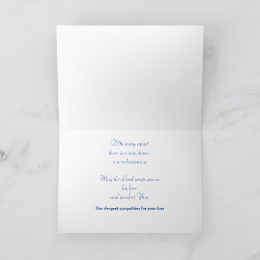 Sunset Sympathcard Kaart (Binnen)