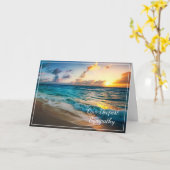 Sunset Sympathcard Kaart (Gele Bloem)