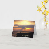 Sunset Sympathy Kaart (Gele Bloem)