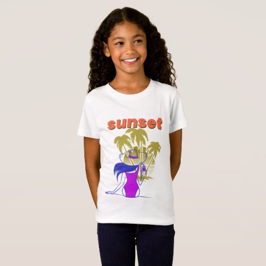 Sunset T-shirt (Voorkant volledig)