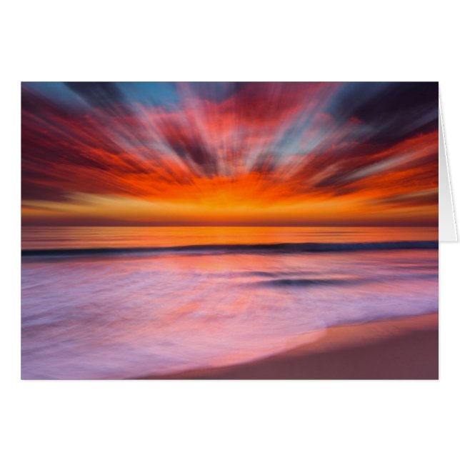 Sunset Tamarack Beach | Carlsbad, CA (Voorkant Horizontaal)