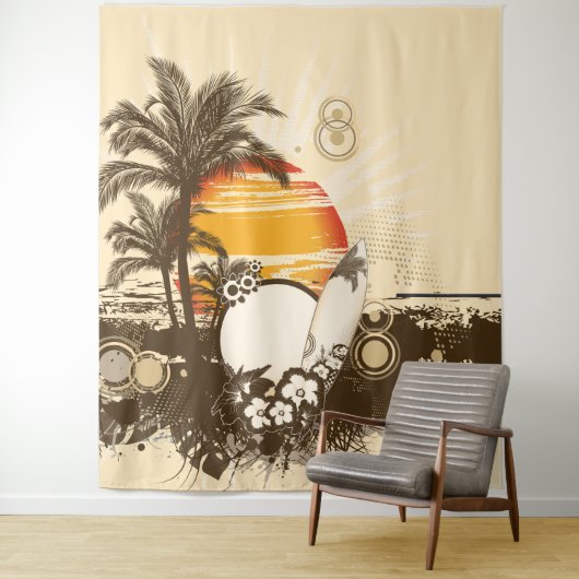 Sunset - Tapestry Wandkleed (In situ)
