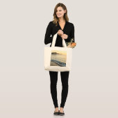 Sunset te Aberystwyth Grote Tote Bag (Voorkant (model))