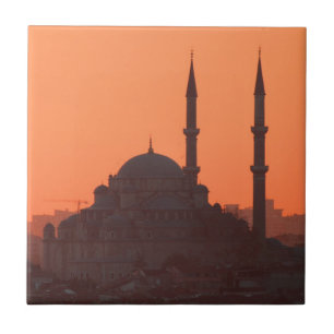 Sunset te Istanbul Tegeltje
