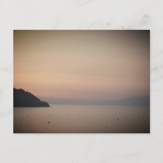 Sunset te Sidari (Corfu, Griekenland) Briefkaart