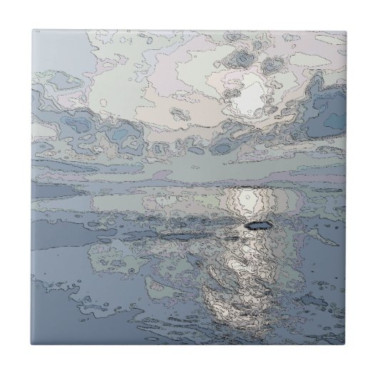SUNSET TEGELTJE (Voorkant)