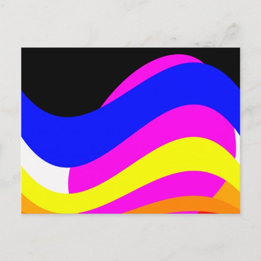 Sunset the sea briefkaart (Voorkant)