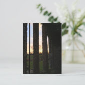 Sunset Through the Ruins of a Medieval Window Briefkaart (Staand voorkant)