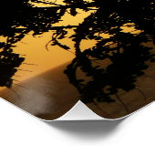 Sunset Through Trees I Tropical Photography Perfect Poster (Hoek)