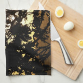 Sunset Through Trees I Tropical Photography Theedoek (Quarter Fold)