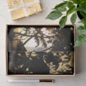 Sunset Through Trees I Tropical Photography Tissuepapier (Geschenk)