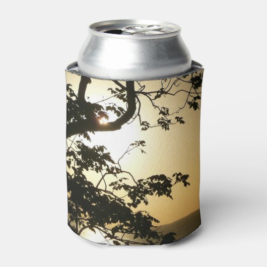 Sunset Through Trees II Tropische fotografie Blikjeskoeler (Blikje Voorkant)