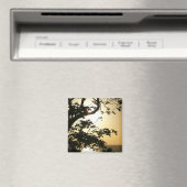 Sunset Through Trees II Tropische fotografie Magneet (Insitu (Vaatwasser))