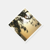 Sunset Through Trees II Tropische fotografie Servetten (Hoek)