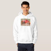 Sunset town inkt kunst hoodie (Voorkant volledig)