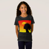 Sunset Tree Nature T-Shirt Design (Voorkant volledig)