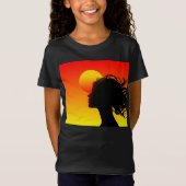 Sunset Tree Nature T-Shirt Design (Voorkant)