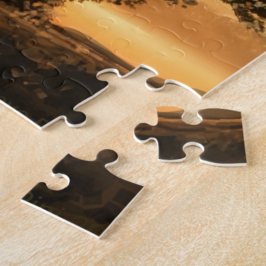 Sunset Tree Puzzle Legpuzzel (Zijkant)