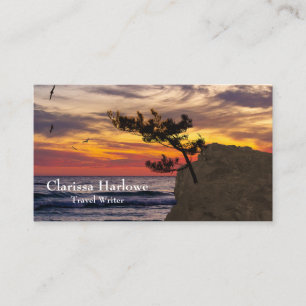 Sunset Tree Reisschrijver Blogger Magazine Visitekaartje