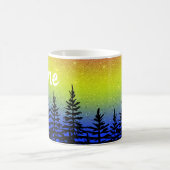 Sunset Tree Silhouette Design Café Mug Cup (Centre)
