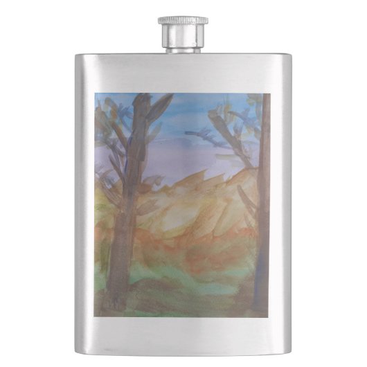 Sunset Trees Classic Flacon (Voorkant)