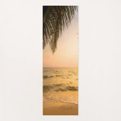 Sunset Tropical Beach Palm Yogamat (Voorkant)