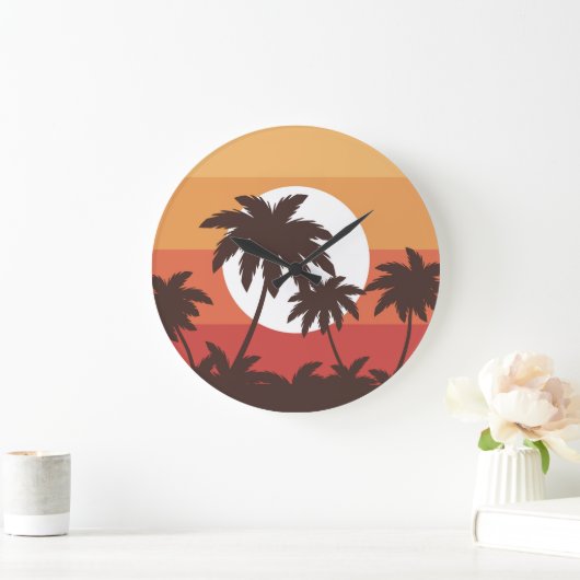 Sunset Tropical Palm Beach  Grote Klok (Huis)