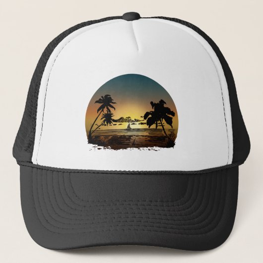 Sunset Trucker Pet (Voorkant)