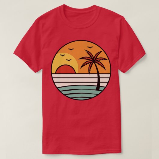 Sunset TShirt (Design voorkant)