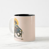 Sunset Tweekleurige Koffiemok (Voorkant links)