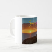 Sunset uitzicht koffiemok (Voorkant links)