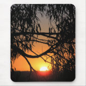 Sunset Uitzichten Mousepad Muismat (Voorkant)
