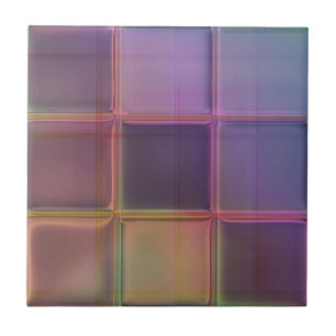 Sunset Unique Colorful Ceramic Tile Tegeltje
