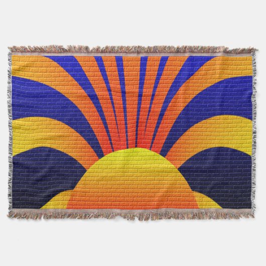 Sunset Wall Deken (Voorkant)
