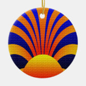 Sunset Wall Keramisch Ornament (Voorkant)