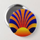 Sunset Wall Ronde Button 4,0 Cm (Voorkant /achterkant)