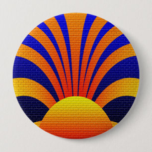 Sunset Wall Ronde Button 4,0 Cm
