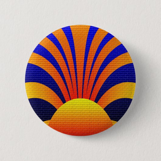 Sunset Wall Ronde Button 5,7 Cm (Voorkant)