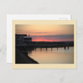Sunset Waterscape Photo Briefkaart (Voorkant / Achterkant)