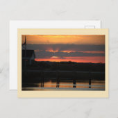 Sunset Waterscape Photo Briefkaart (Voorkant / Achterkant)