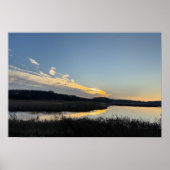 Sunset Waterscape Poster (Devant)